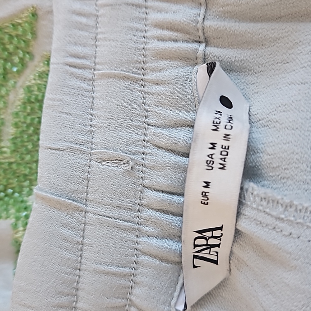 Zara Ladies Casual Wide Legged Pants - Picture 8 of 8